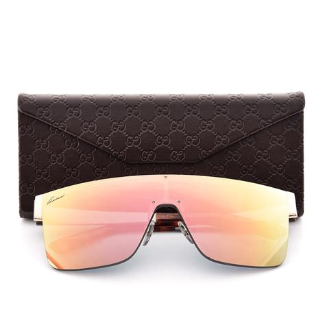 gucci reflective sunglasses